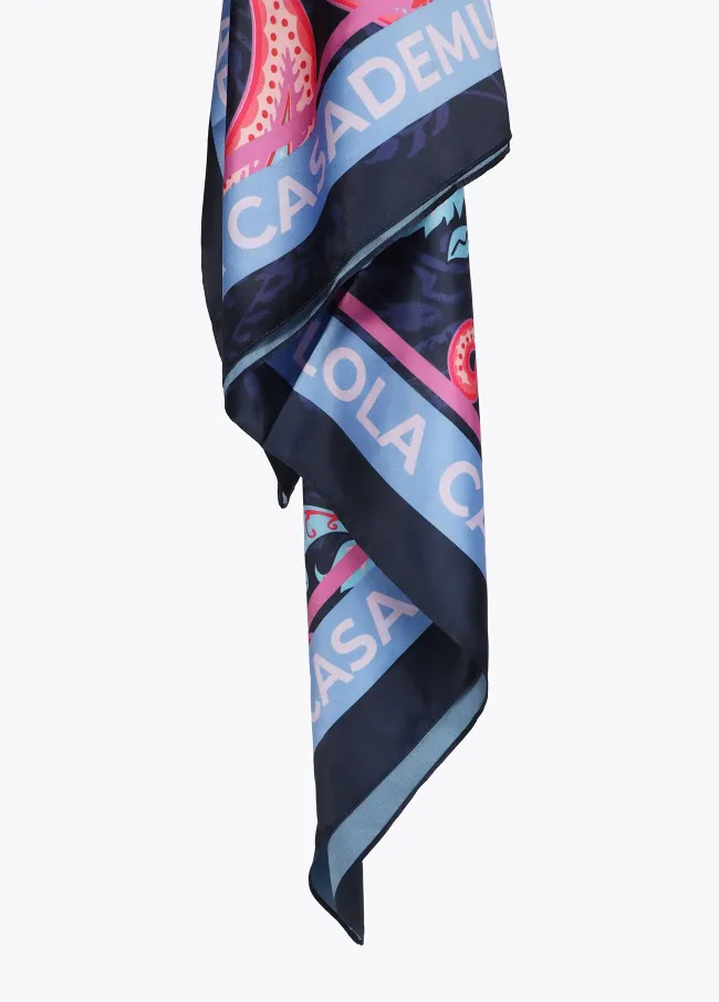 Paisley print scarf