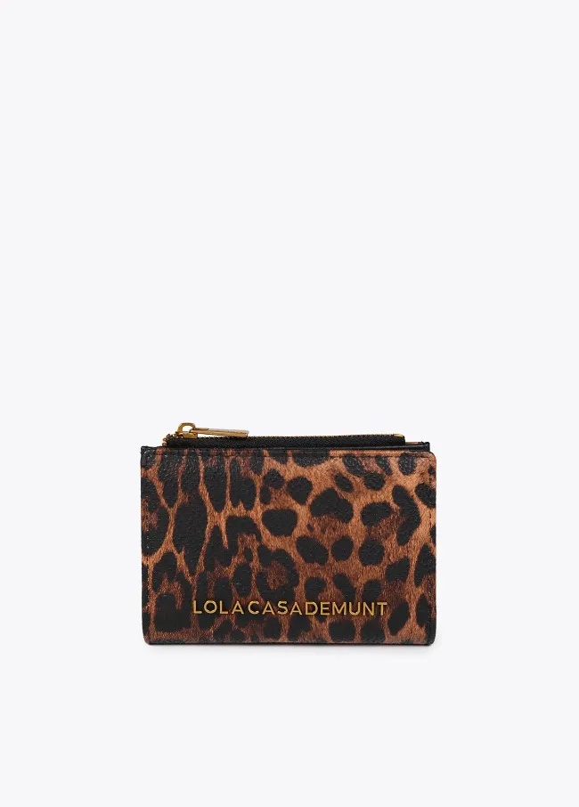 Animal print purse