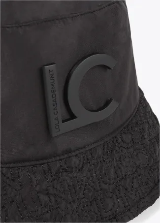 Sombrero tipo bucket logomanía