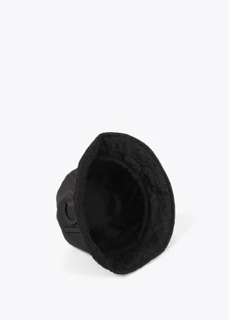 Logo-printed bucket hat