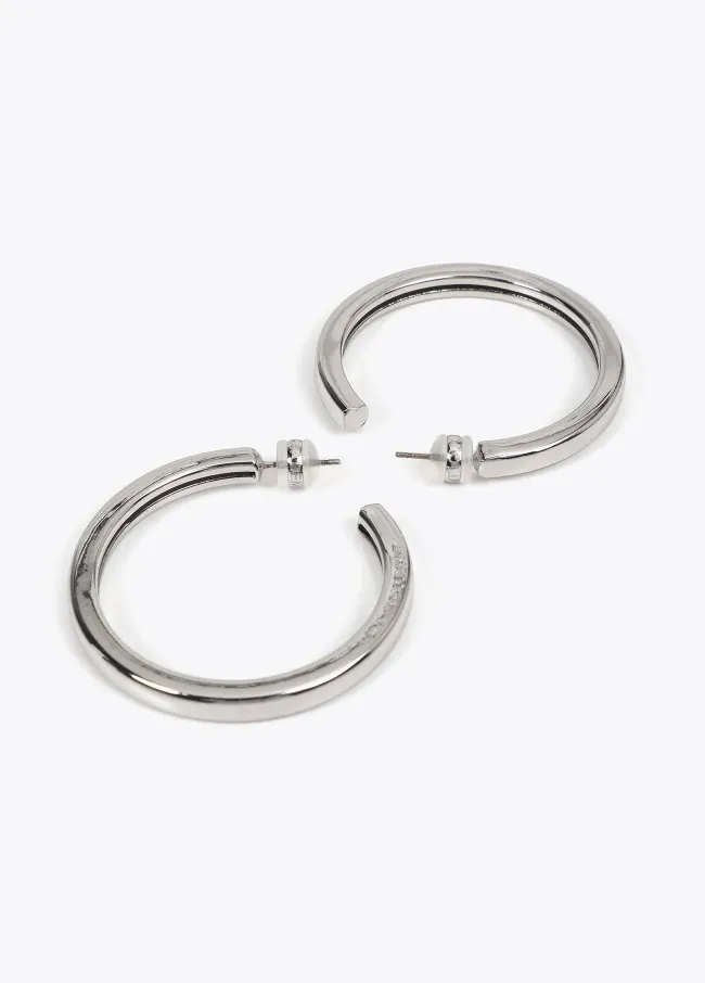 Small hoop earrings