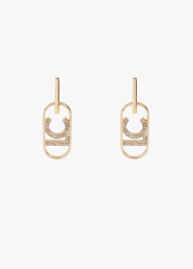 Pendientes LOGO ovalado joya