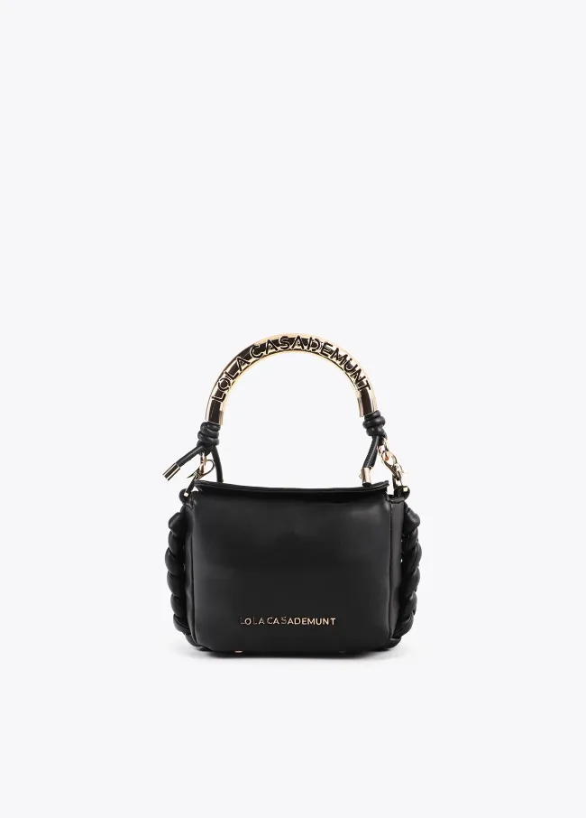 Personalised mini crossbody bag with metallic...
