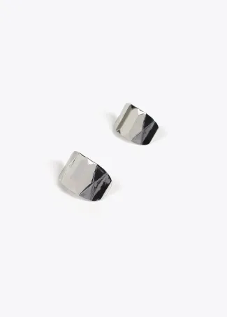 Faceted earrings