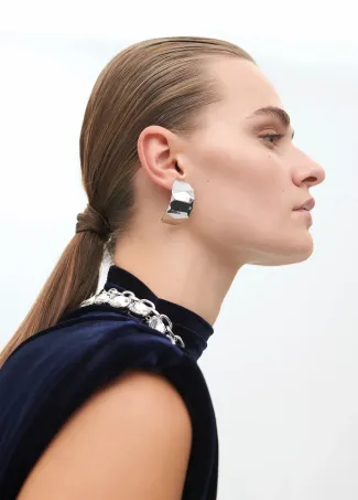 Faceted earrings