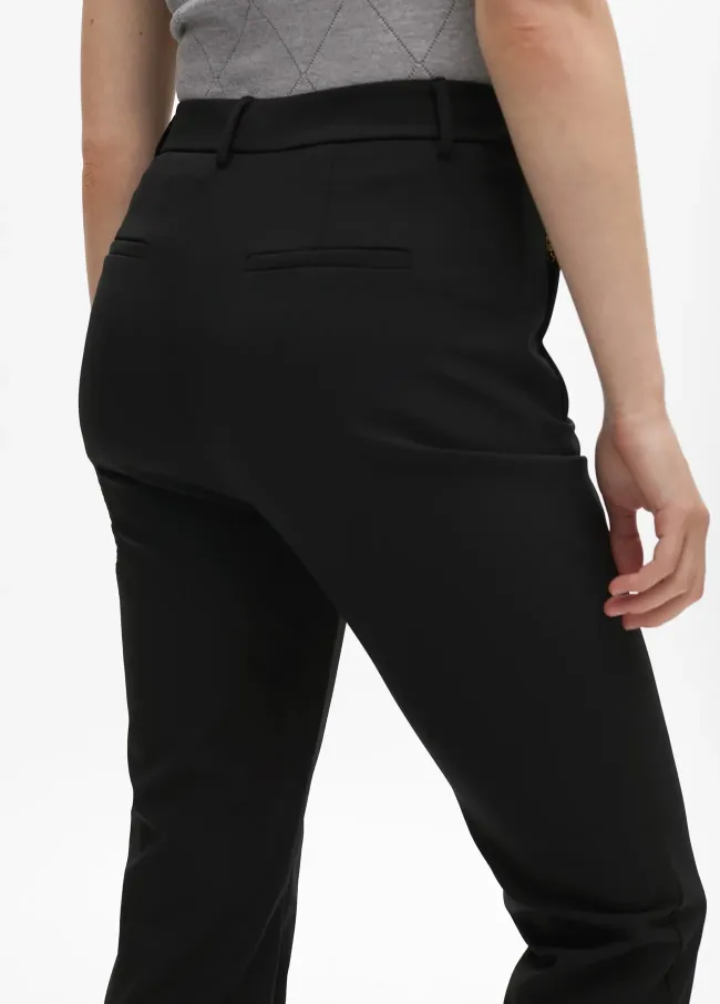 Basic technical fabric trousers