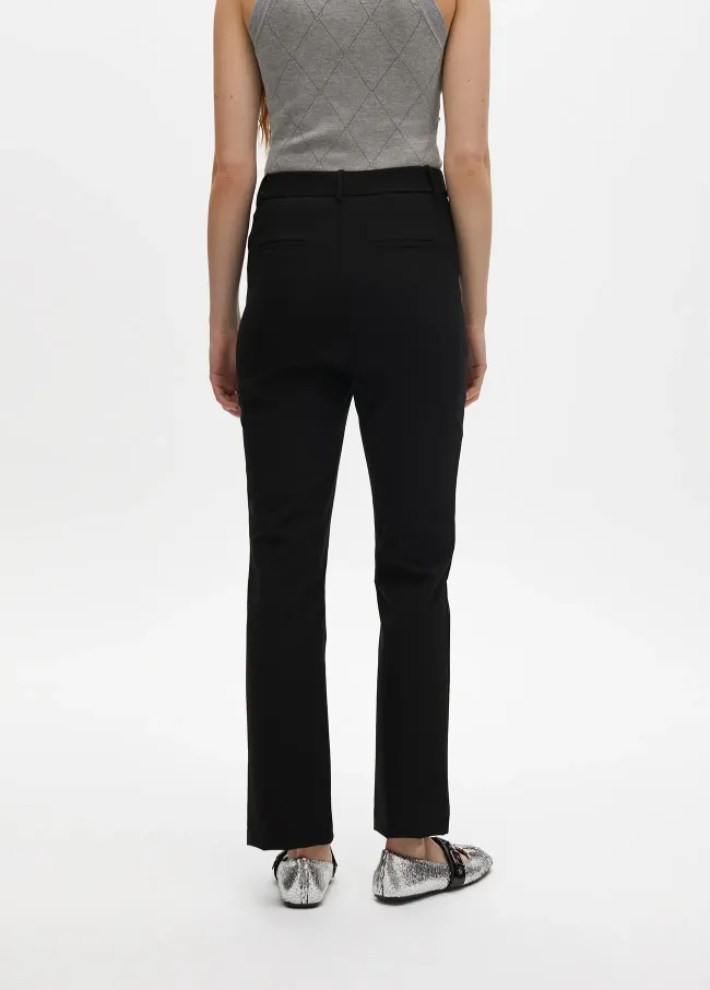 Basic technical fabric trousers