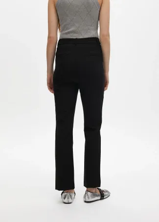 Basic technical fabric trousers