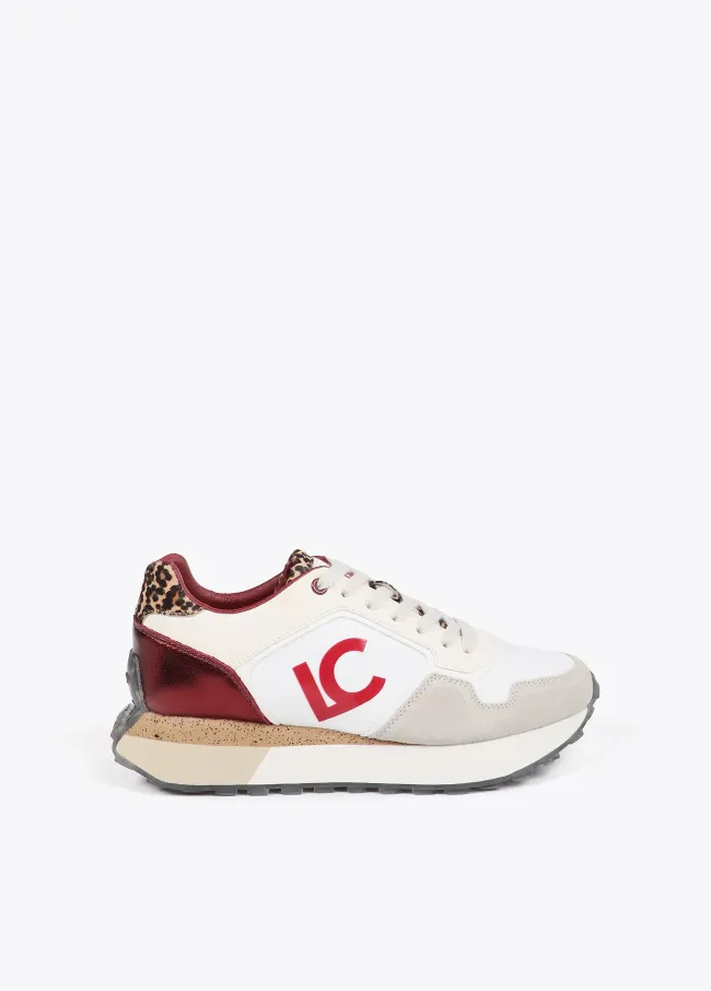 Animal print trainers with personalised sole...