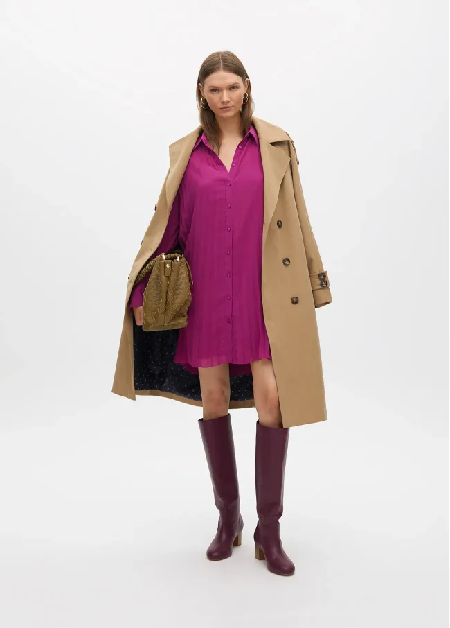 Short pleated dress