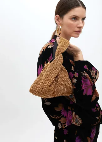 Bolsito malla strass