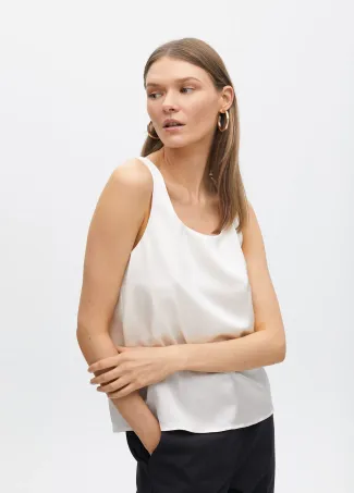 Basic wide strap top