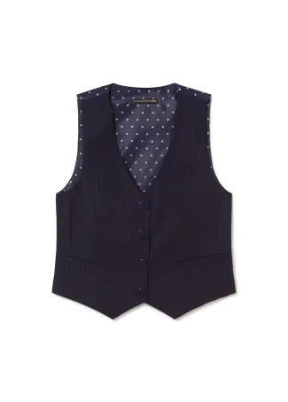 Short pin stripe waistcoat