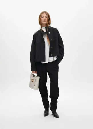 Jogging trousers with drawstring detail