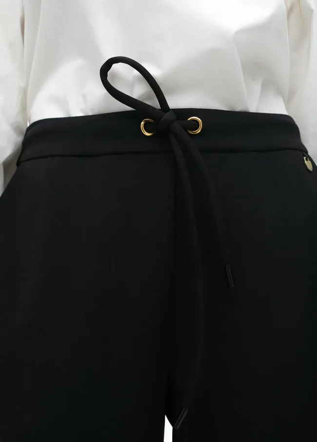 Jogging trousers with drawstring detail