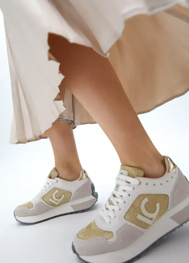 Animal print trainers with personalised sole...