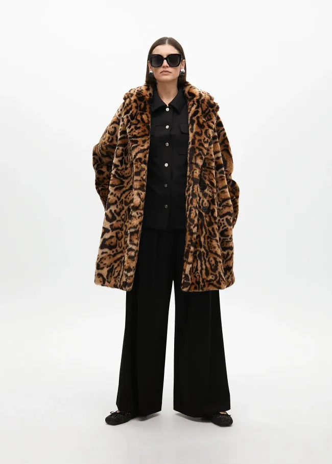 Pinstripe darted lamé trousers