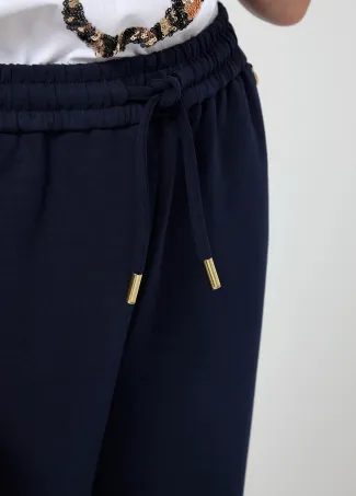 Stretch jogging trousers with waistband detail