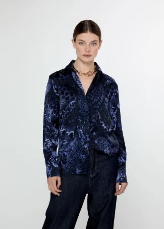 Camisa logotipada recta