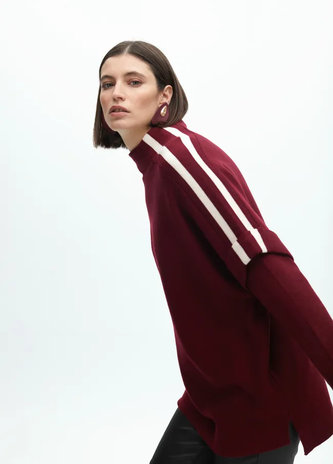 Jersey manga contrastes