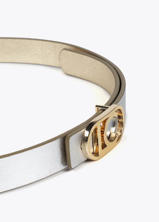 Pack of reversible metal belts with...