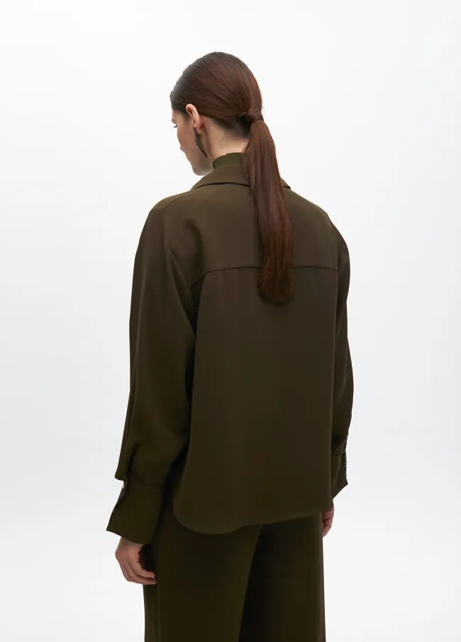 Sobrecamisa con bolsillos