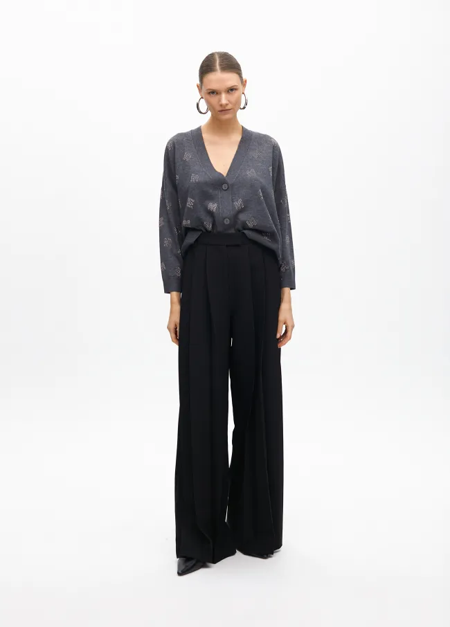 Cardigan M con strass