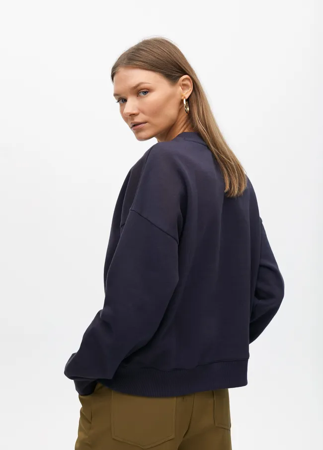 Sudadera animal con pedrería