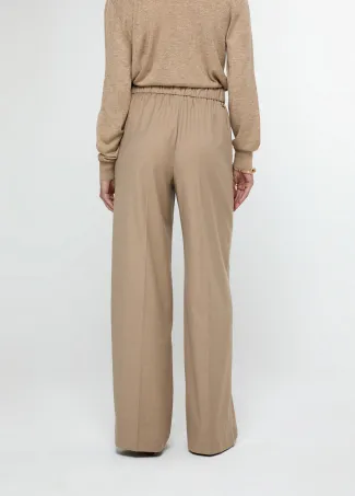 Pantalón recto con goma y cordón ajustable