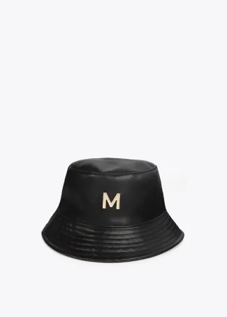 Sombrero tipo bucket efecto piel