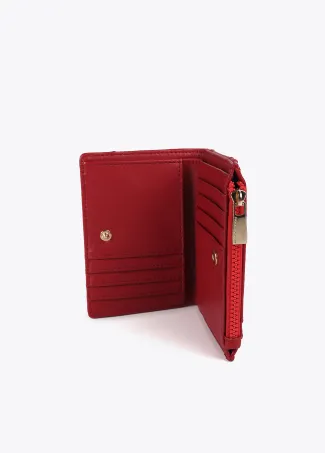 Diamond design monogram purse