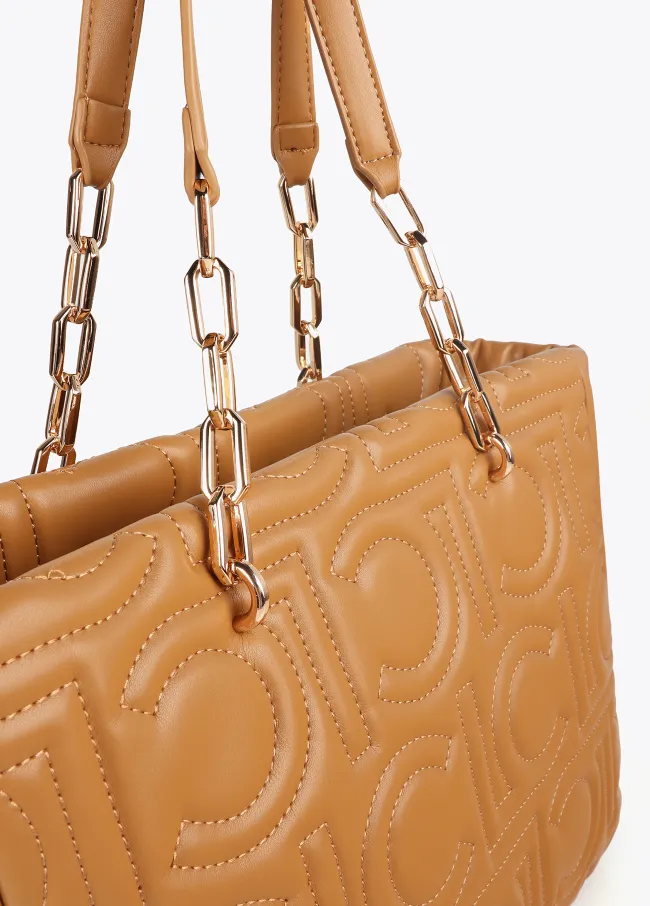 Shopper acolchado logotipado