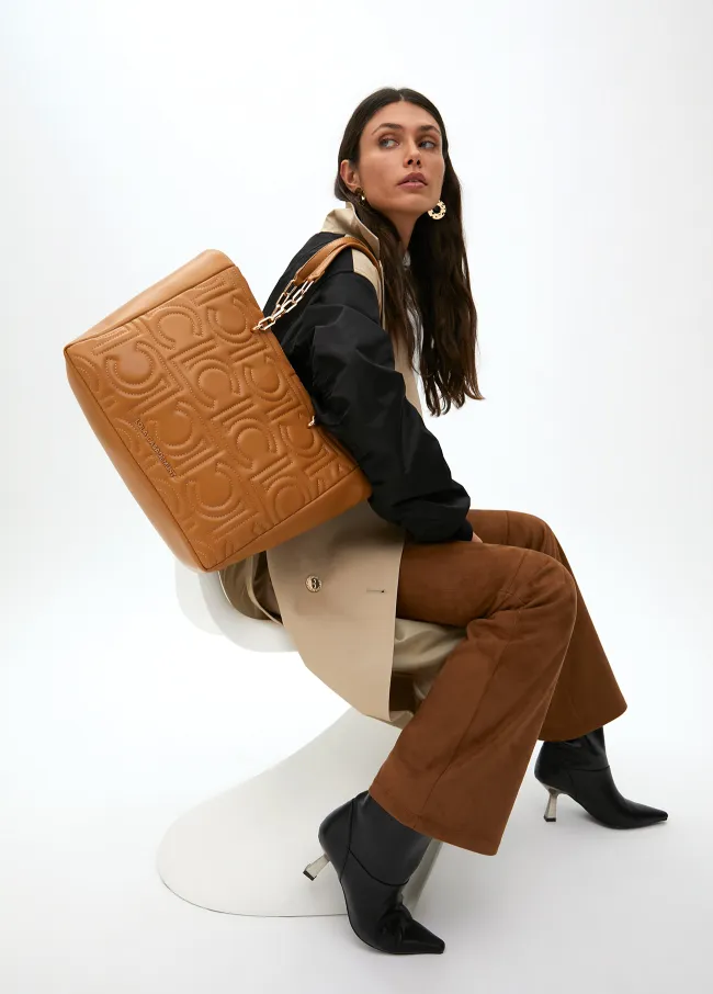 Shopper acolchado logotipado