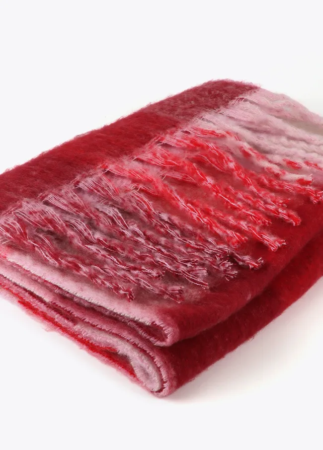 Bufanda cuadros logo grande