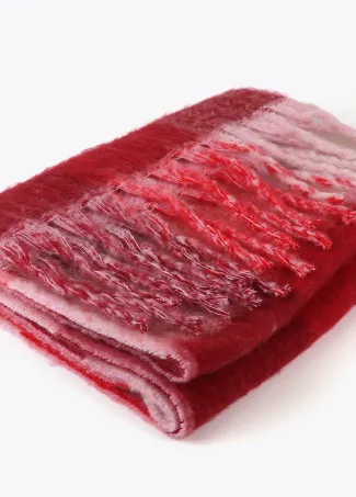 Bufanda cuadros logo grande