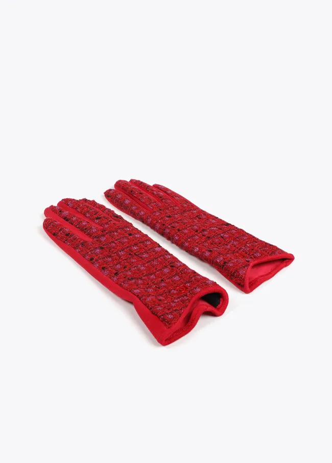 Guante tweed multicolor