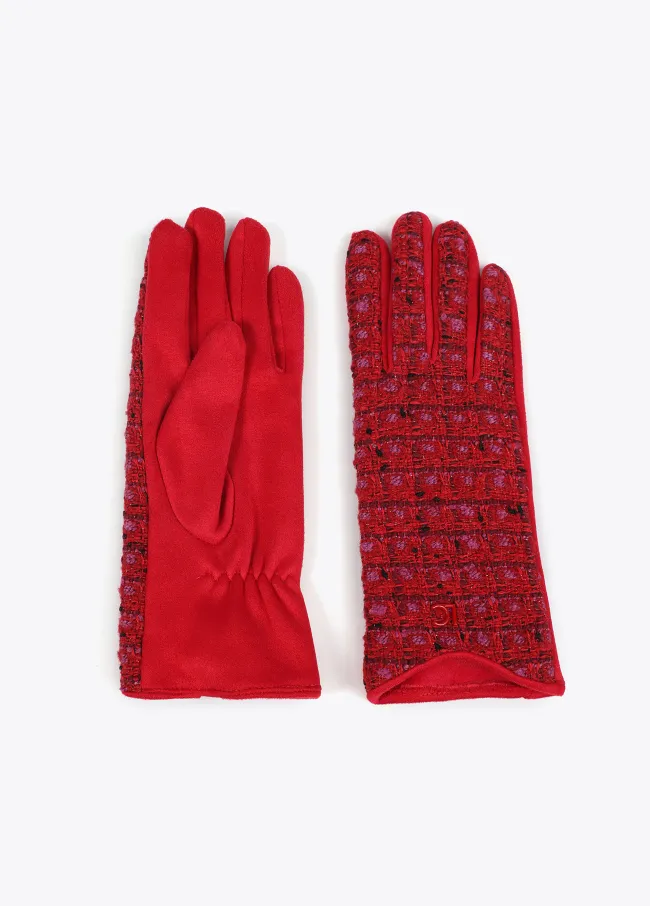 Guante tweed multicolor
