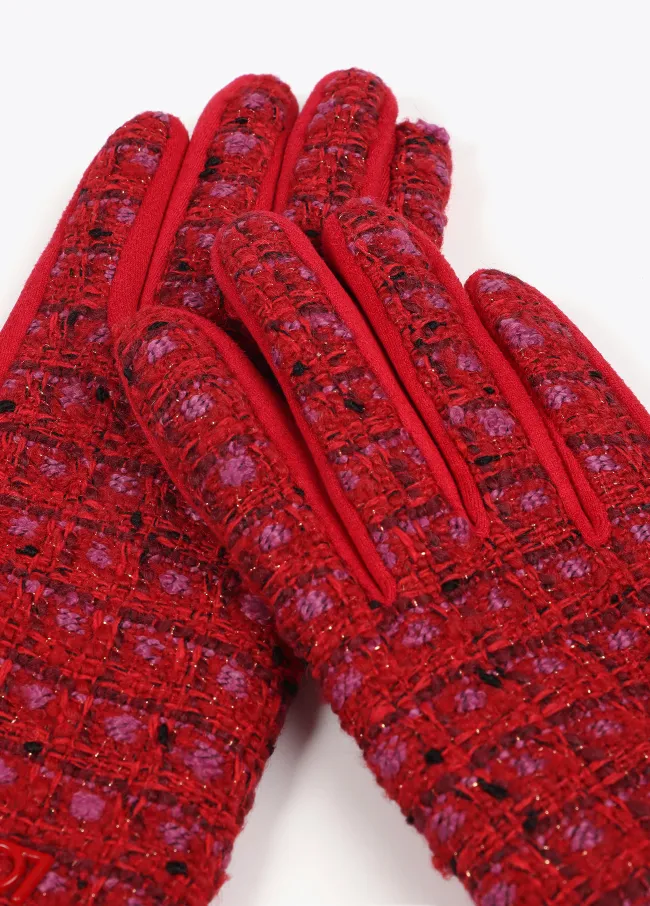 Guante tweed multicolor