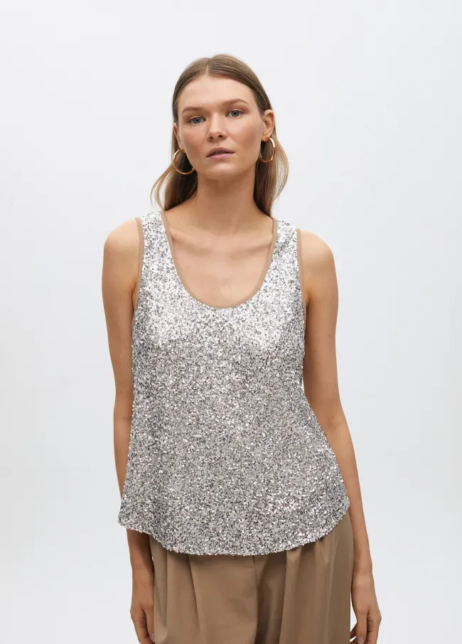 Sequined top