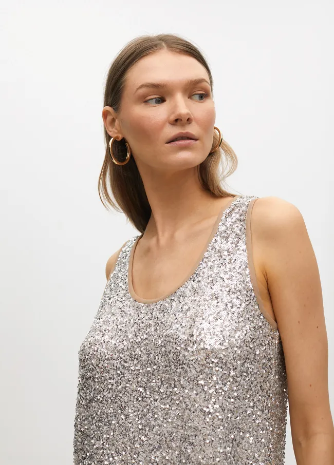 Sequined top