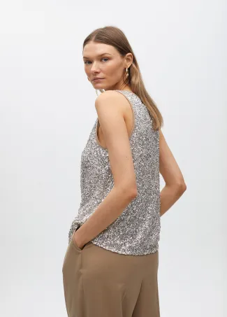 Sequined top