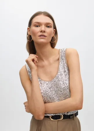 Sequined top