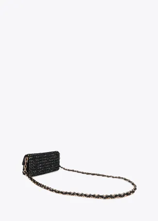 Bandolera baguete de tweed