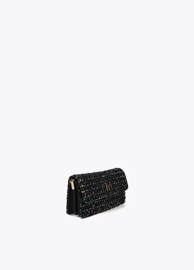 Bandolera baguete de tweed