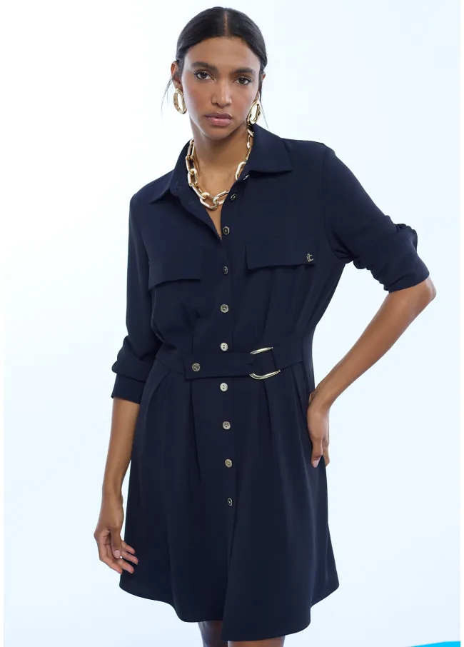 Vestido camisero botones