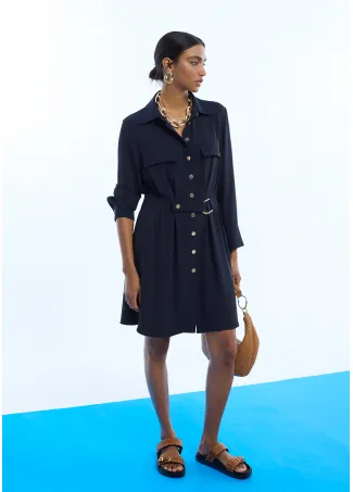 Vestido camisero botones