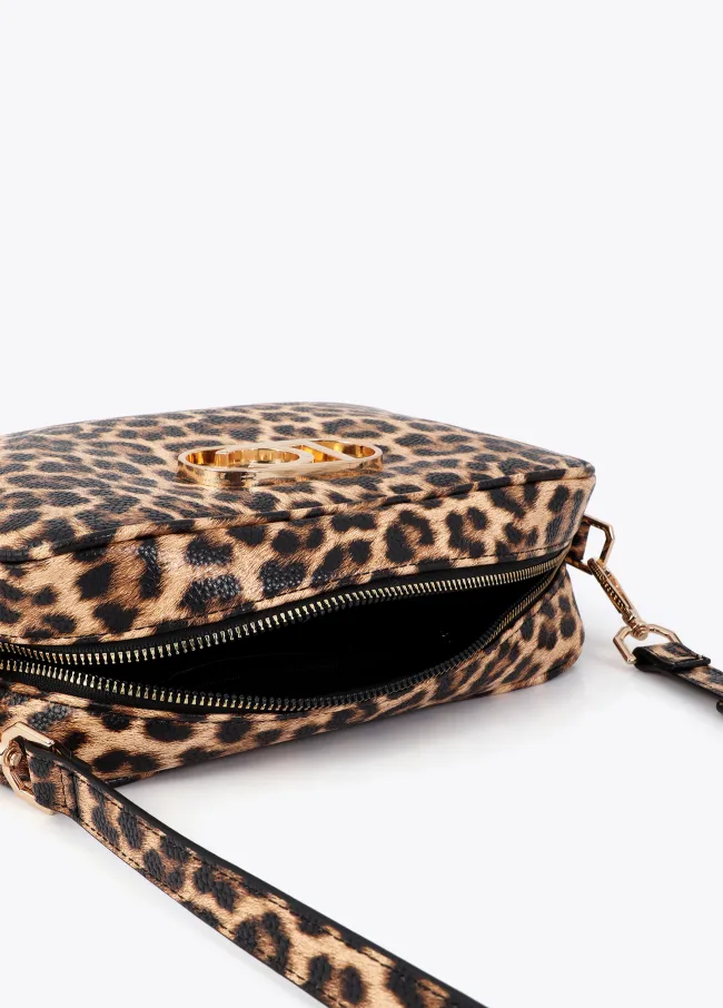 Basic leopard crossbody bag