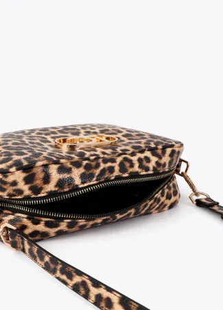 Basic leopard crossbody bag