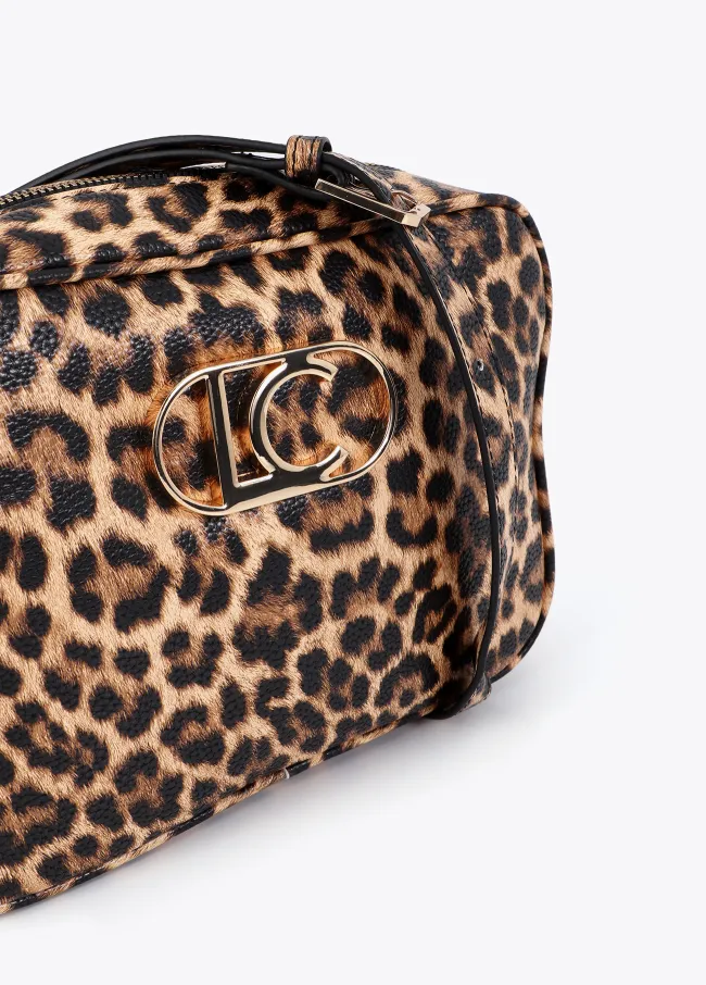 Basic leopard crossbody bag