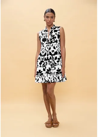 Vestido corto con volantes